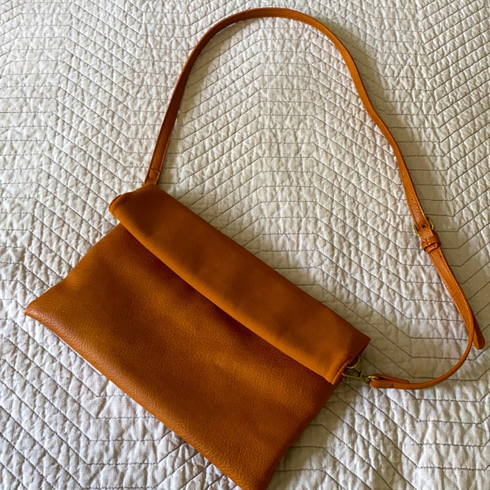 Anthropologie tan purse.